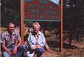Anne and Richard at the front entrance to Gales Creek